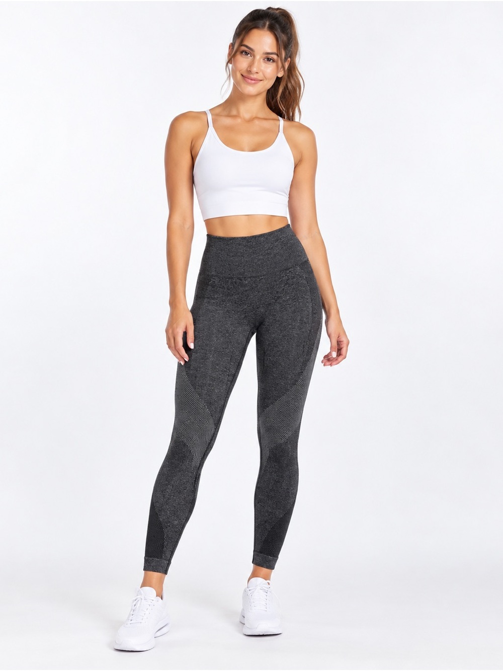 Astoria Activewear CORE Full Length Legging in Grey/Size Medium